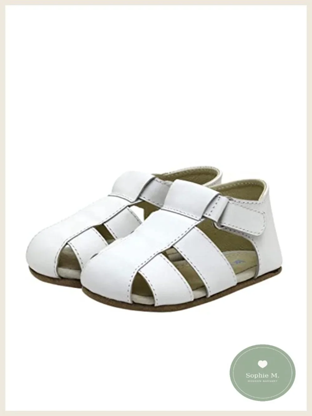 Toddler Walking Sandals Fisherman Style Leather APMA Approved